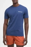 Barbour Camber Graphic T-shirt In Blue