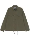 Barbour Collar Flap Pockets Side Drawstring Jacket