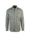 Barbour Camicia Botton Down In Misto Lino