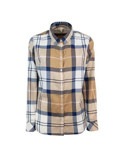 Barbour Camicia Bredon Primrose Hessian Tartan In Be54primrose Hessian