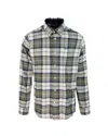 BARBOUR CAMICIA FORTROSE TAGLIO SARTORIALE FOREST MINT