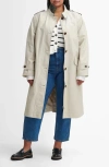 Barbour Camilla Belted Waterproof Raincoat In Mist/classic Tartan