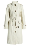 Barbour Camilla Waterproof Trench Coat In Mist/ Classic