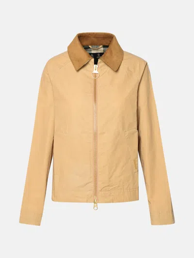 Barbour 'campbell' Beige Cotton Jacket