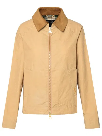 Barbour Campbell Zipped Jacket In Beige