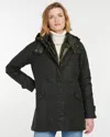 Barbour Cannich Wax Womens Jacket In Green
