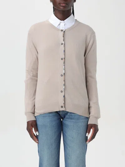 Barbour Cardigan  Woman Color Beige In Beige