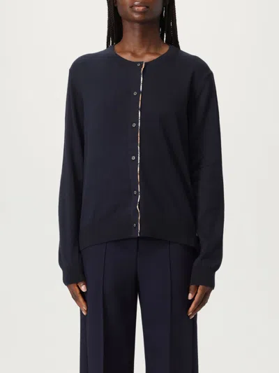BARBOUR CARDIGAN BARBOUR WOMAN COLOR BLUE,G75003009