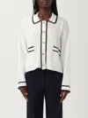 Barbour Jasmine Knitted Cardigan In White