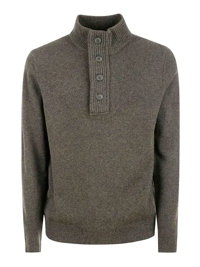 Barbour Cardigan In Brown