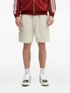 Barbour Cargo Pocket Drawstring Shorts In Neutral