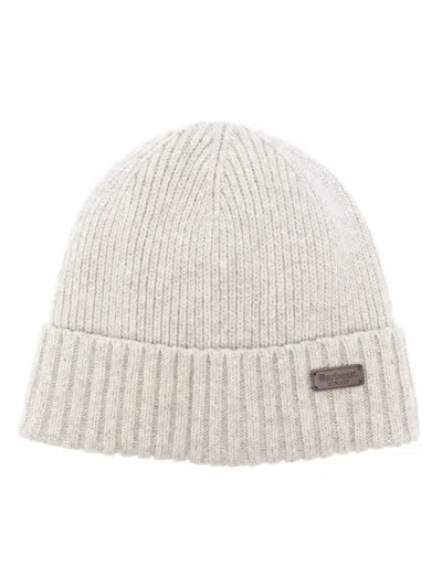 Barbour Carlton Beanie Hat In Gray