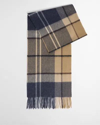 Barbour Carrbridge Tartan Lambswool Cashmere Scarf In Multi