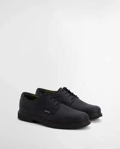 Barbour Carthy Mens Derby Shoes In Black