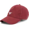 Barbour Cascade Baseball Cap In Red