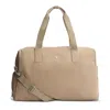 Barbour Cascade Cotton Twill Duffle Bag In Washed Stone