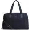 Barbour Cascade Cotton Twill Duffle Bag In Navy