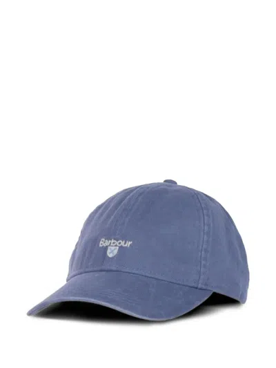Barbour Cascade Logo-embroidered Cap In Blue