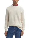 Barbour Casey Cable Knit Sweater In Whisper White