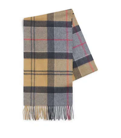 Barbour Cashmere Tartan Scarf In Multi