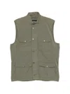 Barbour Multi-pocket Gilet Jacket In Green