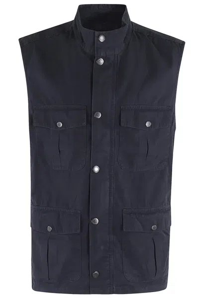 Barbour Casual Crobridge Gilet In Navy