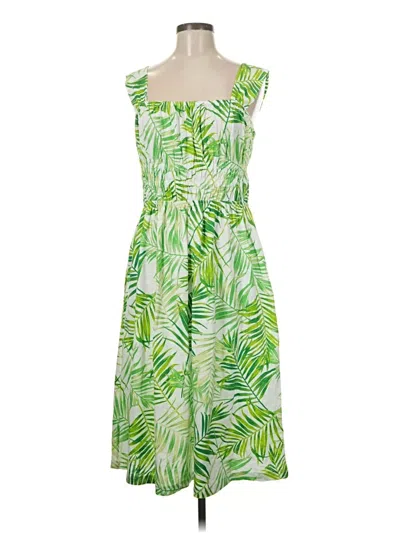 Pre-owned Barbour Casual Dress In Green