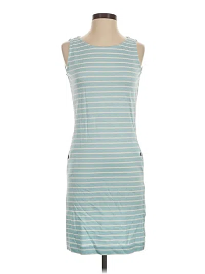 Pre-owned Barbour Casual Dress In Teal