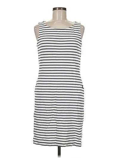 Pre-owned Barbour Casual Dress In White