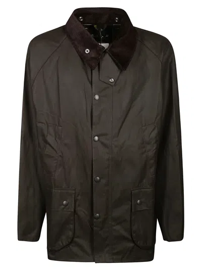 Barbour Classic Bedale Wax Jacket Aw25 Wax Cot Outw In Green