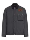 Barbour Giubbino International Workers Wax In Negro