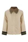 Barbour Rain Jacket Catlin In Beige