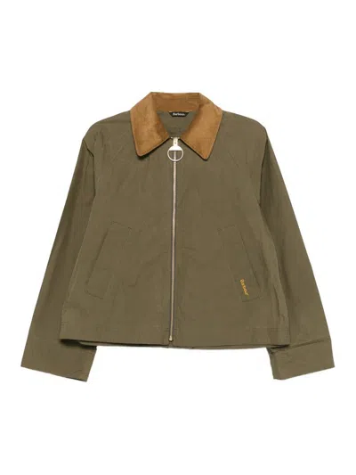 Barbour Catlin Jacket In Military Green Cotton