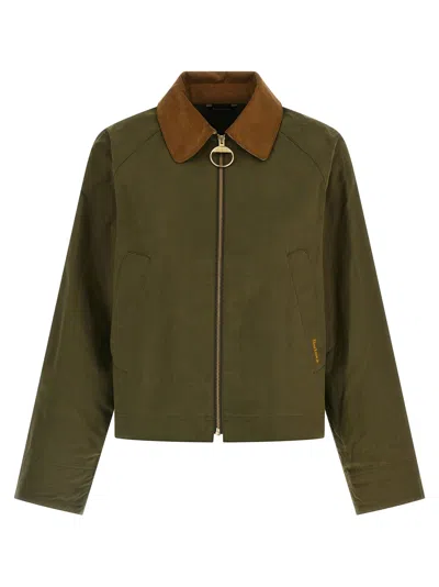 Barbour Catlin Puffer Jackets Green