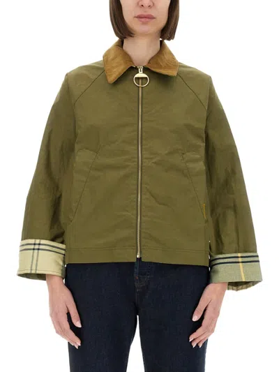 Barbour Catlin Showerproof Jacket In Green