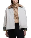 Barbour Catlin Water Resistant Jacket In Oatmeal,ancient Tartan