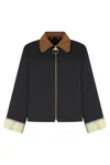 Barbour Catlin Waxed Cotton Jacket In Black