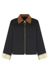 Barbour Catlin Waxed Cotton Jacket In Black
