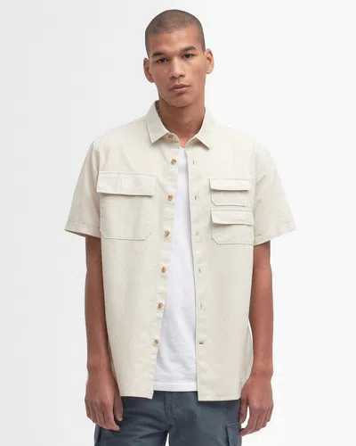 Barbour Catterick Mens Regular Oxford Shirt In Neutral