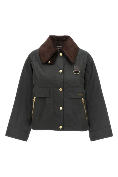 Barbour 'catton' Jacket In Green