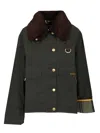 Barbour Catton Wax Aw25 Wax Cot Outw Jackets Green In Green