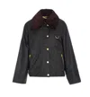Barbour Catton Wax Jacket In Green