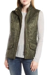 Barbour Cavalry Fleece-lined Vest In Olive/olive