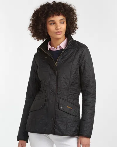 Barbour Cavalry Womens Polarquilt Jacket In Black