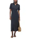 Barbour Celeste Polo Midi Dress In Navy