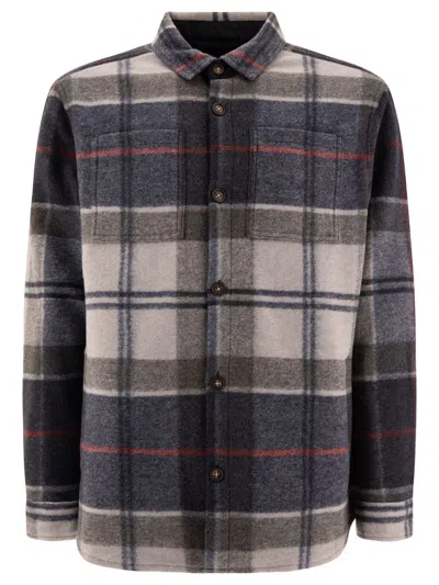 Barbour Plaid Shirt Jacket In Blue