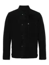 Barbour Workers Ripstop Shirt Jacket In Black