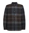 Barbour Check Chapter Overshirt In Black