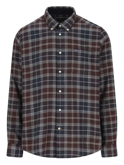 BARBOUR CHECK-PATTERN COTTON SHIRT