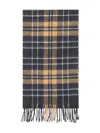 Barbour Check-pattern Scarf In Brown